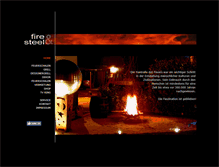 Tablet Screenshot of fireandsteel.at